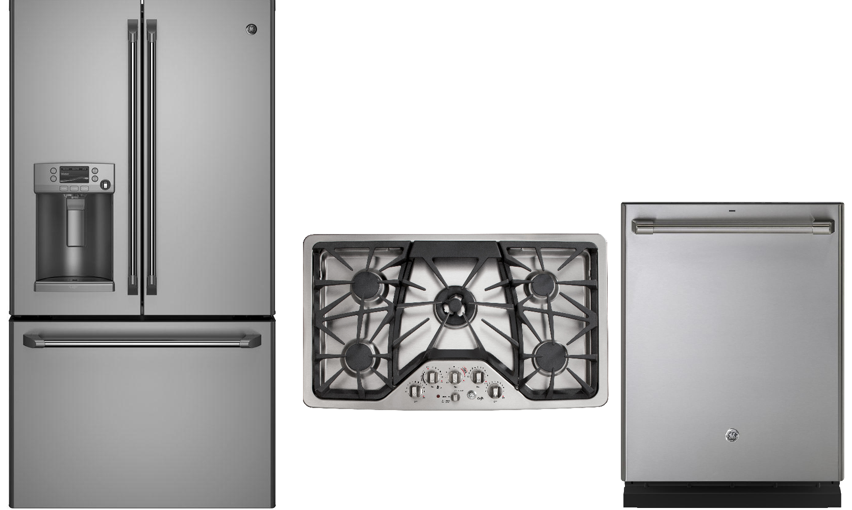 GE Cafe CYE22TSHSS 22.1 cu. ft. French Door Refrigerator, CGP650SETSS